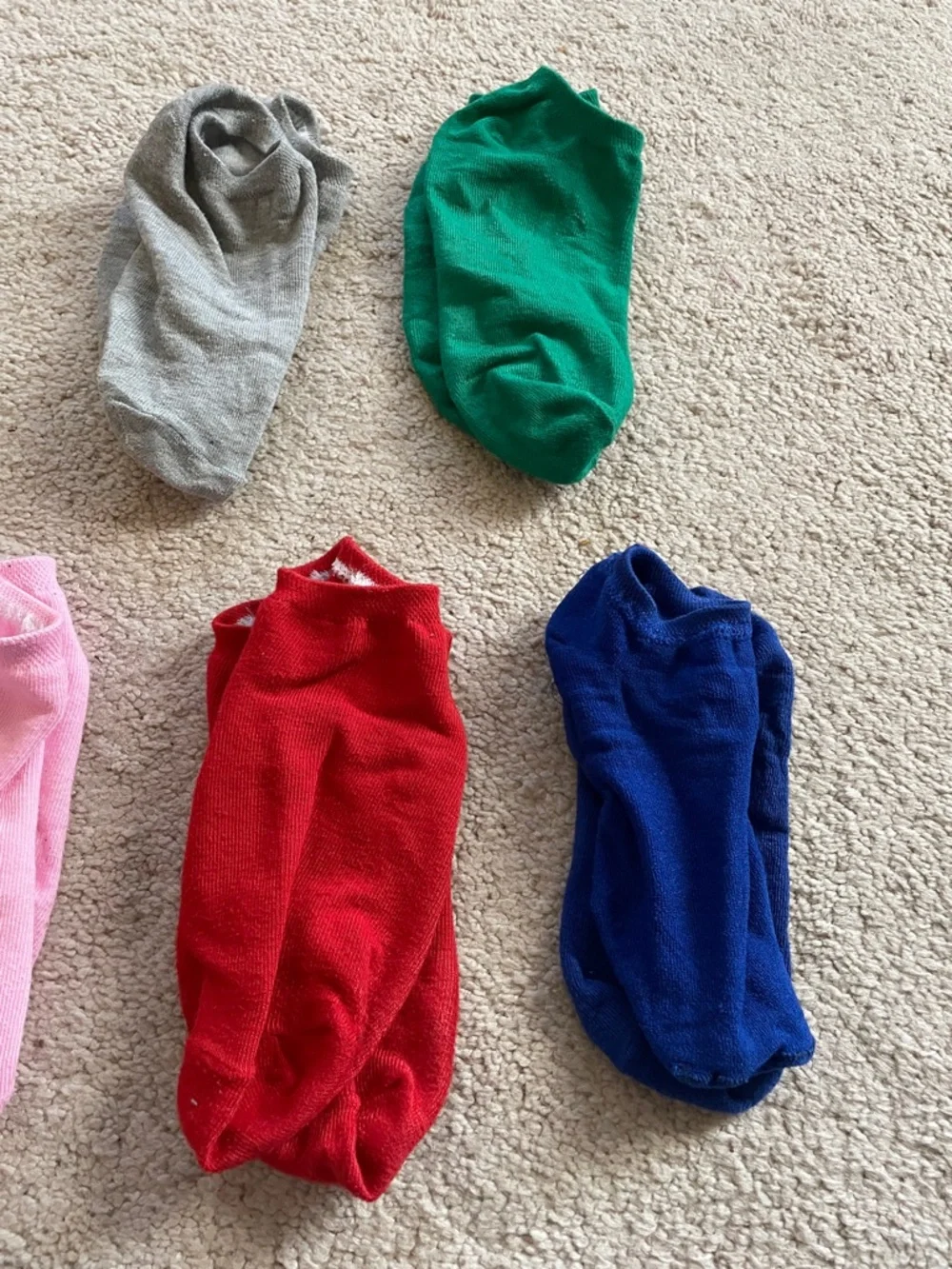 Classic Cotton No-Show Socks - Assorted Colors (5-Pack)